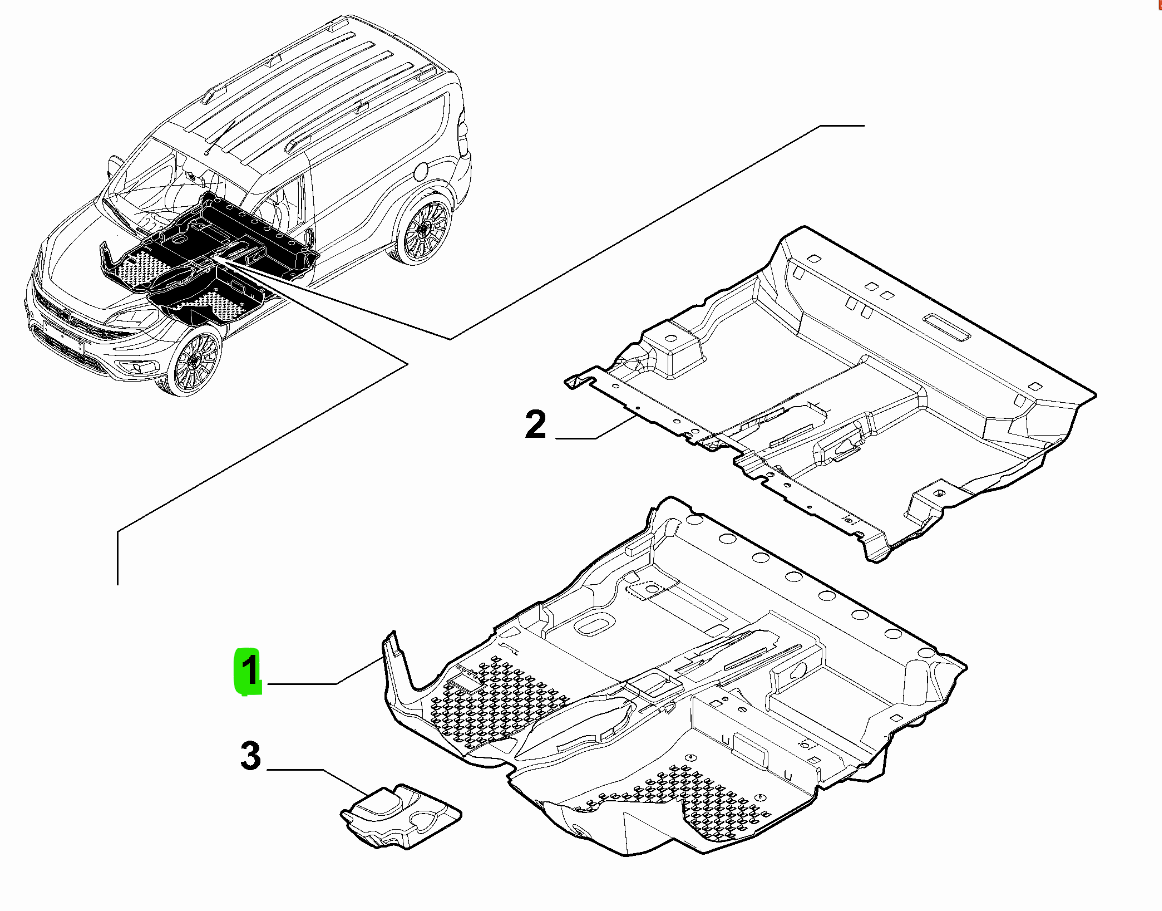 Doblo Kabin Halısı 735748805