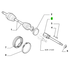 Fiat Mito Punto Sağ İç Aks Mili 55207526