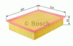 BOSCH F026400099 DISCOVERY III-IV SPORT Hava Filtresi PHE000112