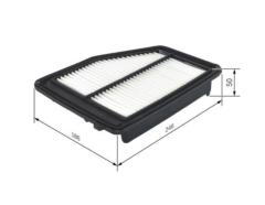 BOSCH F026400412 Cıvıc Hava Filtresi 17220R1AA01