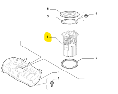 FIAT Punto Linea Yakıt Pompası OPAR 52099179