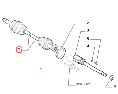 ALFA ROMEO Mito Aks Mili 51816765