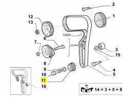FIAT ALFA ROMEO 1.9 Jtd Motor Krank Dişlisi 46436278