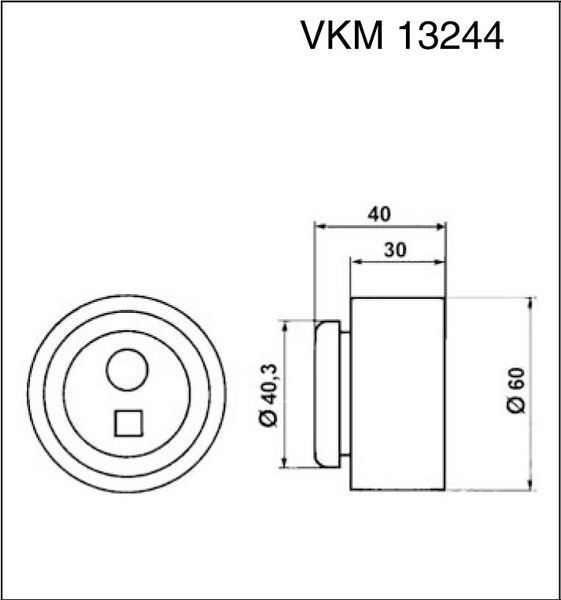 Fiat Trİger Gergi Rulmanı 9400829599