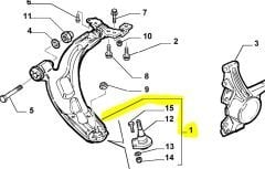 FIAT Palio Albea Doblo Ön Sol Salıncak 51866701