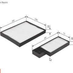 BOSCH 1987432276 CEED İ30 Polen Filtre 971331H500