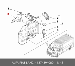 OPAR 1374394080 Fiat Ducato Braket