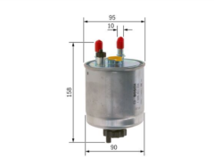 BOSCH F026402856 RENAULT KANGOO 2 Yakıt Filtresi  164001137R