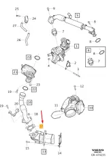 VOLVO 32240786 XC60 MK2 EGR Boru Contası