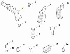 OPAR 51794813 Fiat Linea Braket