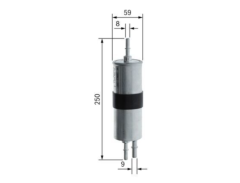 BOSCH 26403754 BMW/MINI Yakıt Filtesi 16127233840