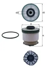 MAHLE  KX385D YAKIT FİLTRESİ RANGER 	 AB39 9176 AC