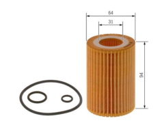 BOSCH F026407068 HONDA Yağ Filtresi  15430-RSR-E01