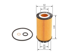 BOSCH F026407069 Yağ Filtresi 2632027001