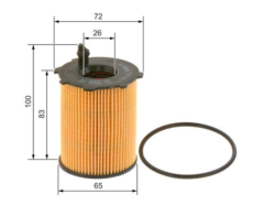 FORD Yağ Filtresi Bosch F026407082
