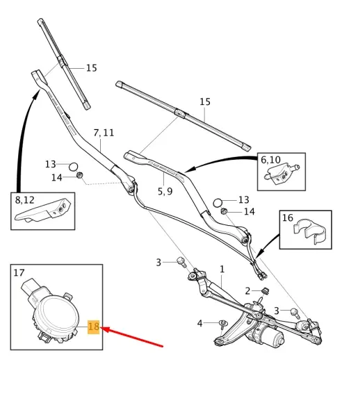 VOLVO 32340718 XC90 MK2 Yağmur Sensörü Contası