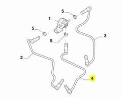 FIAT Turbo Sarj Basınç Regülatör Hortumu 55258693