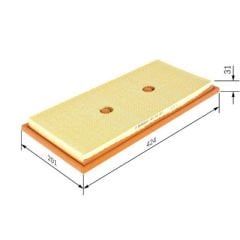 BOSCH F026400482 Mercedes W204 Hava Filtresi A2760940004