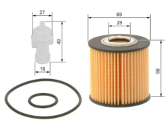 BOSCH 026407098 TOYOTA 1.4 D4D Yağ Filtresi 04152-31090