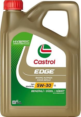 Castrol EDGE 5W-30 LL 4 Lt. Motor Yağı