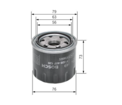 BOSCH F026407128 FIAT/JEEP/ 2.0-2.4 Yağ Filtresi 50055447 / F026407378