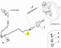 FIAT Egea Fren Ana Merkez Esnek Borusu 55272281