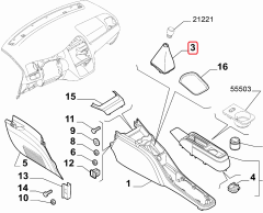 FIAT Linea Vites Körüğü 735496906