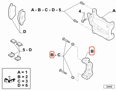 Egea Ön Sol Fren Kaliperi OPAR 77368416
