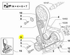 Fiat Ducato III Triger Gergi Rulmanı 5802473355