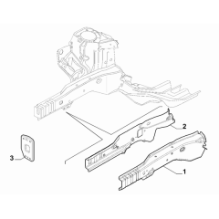 Fiat 500L Koltuk Gövde Kutu Panel 55700180