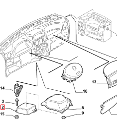 FIAT Doblo Airbag / Hava Yastığı Beyni 51772803
