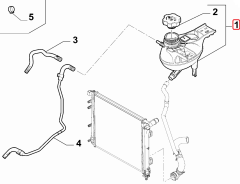Egea Radyatör Yedek Su Deposu OPAR 52082457