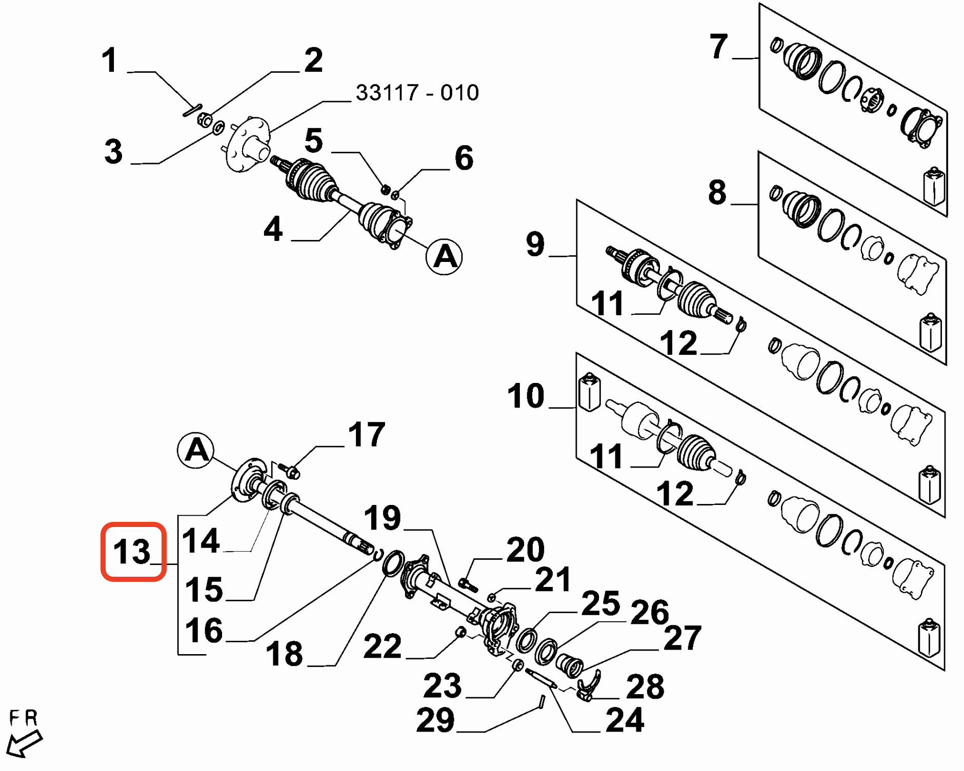 MOPAR 6000609363 Fullback Aks Mili