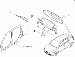 Alfa Romeo Tonale Ön Göğüs Traversi 50564589