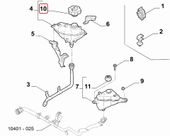 ALFA FIAT JEEP Radyatör Yedek Su Depo Kapağı 53330779