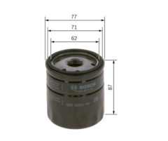 BOSCH F026407213 OPEL Yağ Filtresi (Demir)