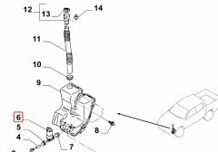 MOPAR 6000611249 Silecek Fiskiye Motoru 8264A228