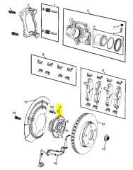 Jeep Cherokee Ön Teker Poryası K68141123AC