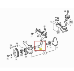 Mercedes Soğutma Suyu Hortumu UÇPA 10H123235