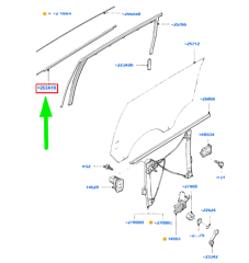 Mondeo Ön Sol Kapı Sıyırıcı Fitili 8S71 A20563 CD / 7S71 A20563 AJ
