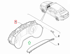 FIAT Egea Gösterge Paneli 52150502 52222215