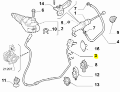 Fiat Bravo Debriyaj Borusu 55216101