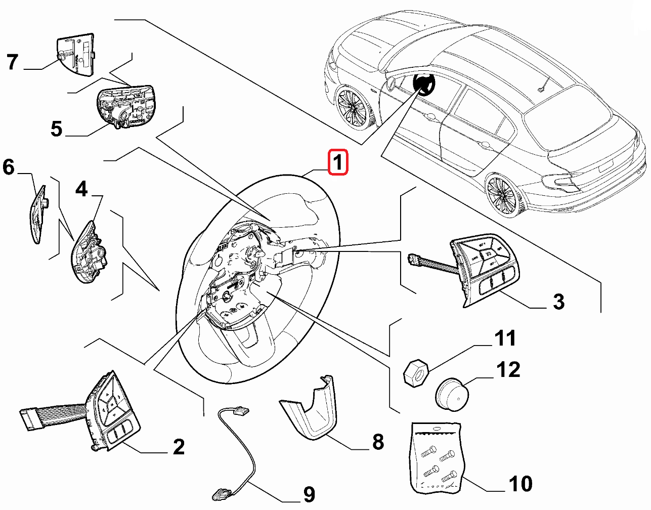 FIAT Egea Direksiyon Simidi 735712177