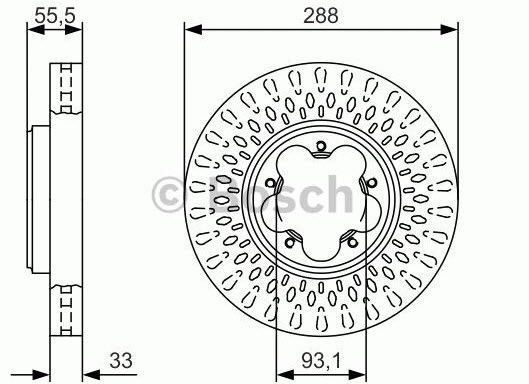 FORD Custom V363/V362 Ön Fren Disk  0986479A49