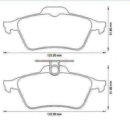 BOSCH 0986495216 Focus Arka Fren Balata MEAV6J 2M008 AA