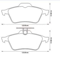 BOSCH 0986495216 Focus Arka Fren Balata MEAV6J 2M008 AA