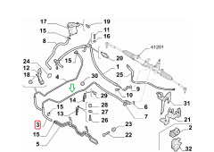 Fiorino Direksiyon Kutusu Borusu 51810289