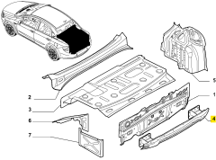 LİNEA Arka Tampon Demiri OPAR 51790276