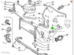 Fiat Doblo 1.4 8V Radyatör Üst Hortumu OPAR 51755820