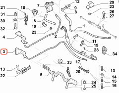 Fiat Doblo Hidrolik Direksiyon Yağ Dönüş Borusu OPAR 51814490 / 51981483